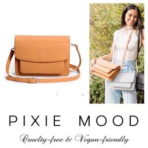 NWT Pixie Mood Zoe Crossbody Convertible Bag Honey Color Great Gift Idea